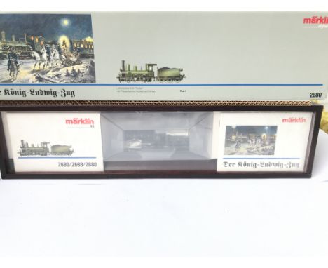 A Boxed Marklin King Ludwig Train. H0 Gauge #2680.