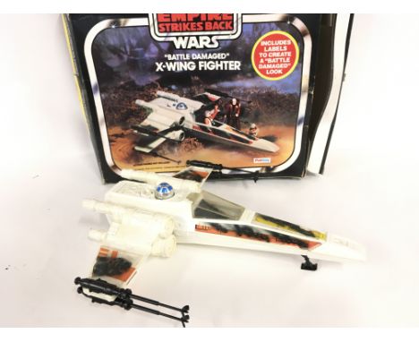 A Boxed Vintage Star Wars Battle Damaged X-Wing.