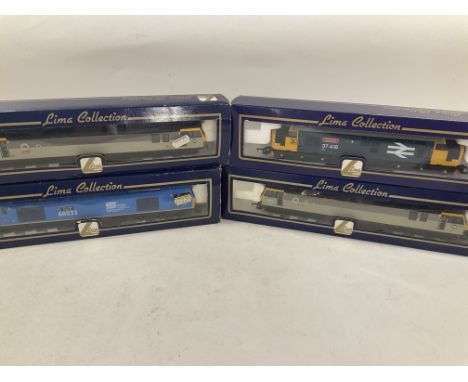 4 X Boxed Lima 00 Gauge Diesel Locomotives.