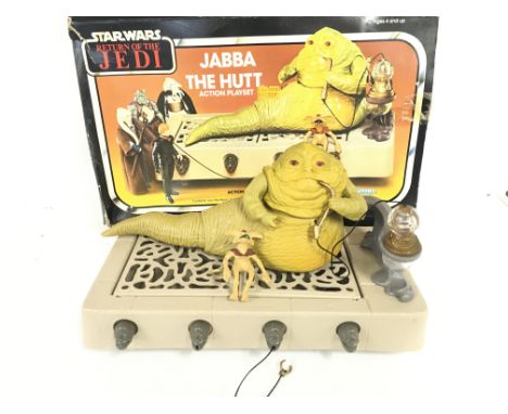 A Vintage Star Wars Jaba The Hutt Playset. Boxed. By Kenner.