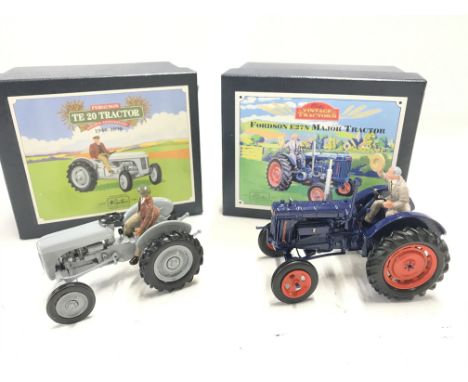 2 X Boxed Britains Tractors. A TE 20 Tractor and a Fordson E27N Major Tractor.