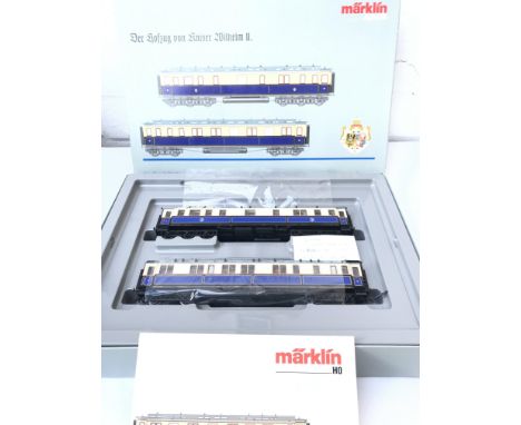 A Boxed Marklin H0 Gauge Salon Car For The Empress Attendants Car For Gentlemen. #2681 89264.