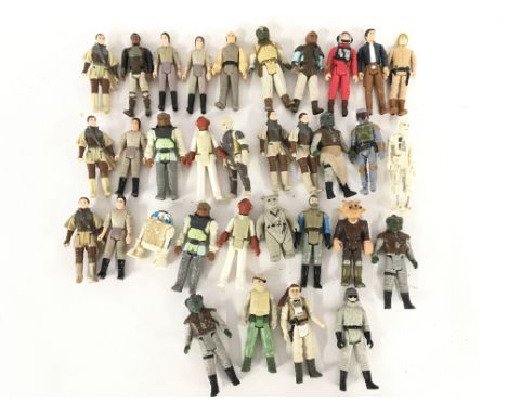 A Box Containing a Collection of Vintage Star Wars Figures.