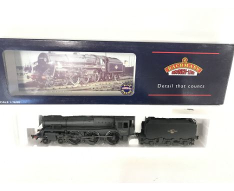 A Bachmann 00 Gauge Standard Class 5MT 73069 Plain Black BR1C Tender Weatherd.