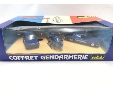A Boxed Solido Gendarmerie Set.
