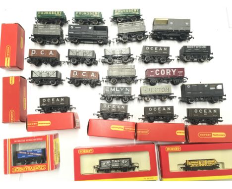 A Box Containing 00 Gauge Rolling Stock and Coaches. Some Boxed.including Hornby and Lima.