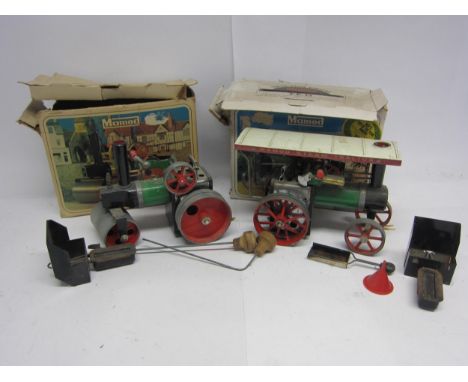 Two boxed Mamod live steam models to include SR1a Steam Roller and TE1a Traction Engine  (2) 