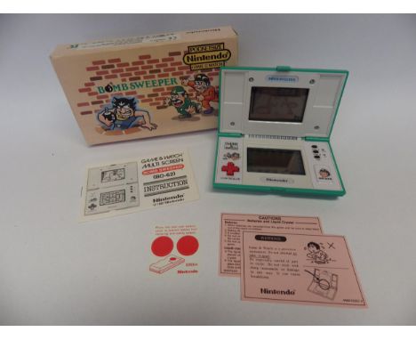 Nintendo Game &amp; Watch Multi Screen Bomb Sweeper handheld electronic game (BD-62) in original box, Number 46364927, box ha