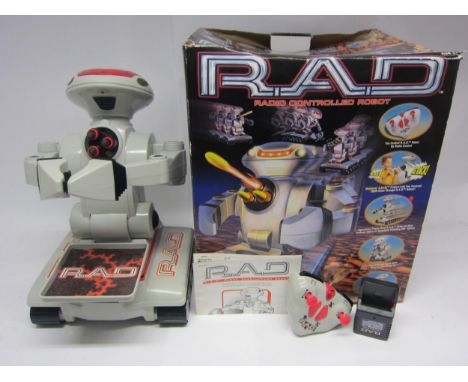 A boxed R.A.D. Radio Controlled Robot 