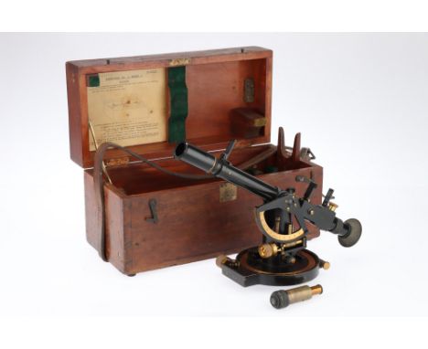 An WWI Artillary Director, English, c.1915, engraved DIRECTOR* No5 MKI, E R WATTS &amp; CO* No.4554' and engraved with the mi