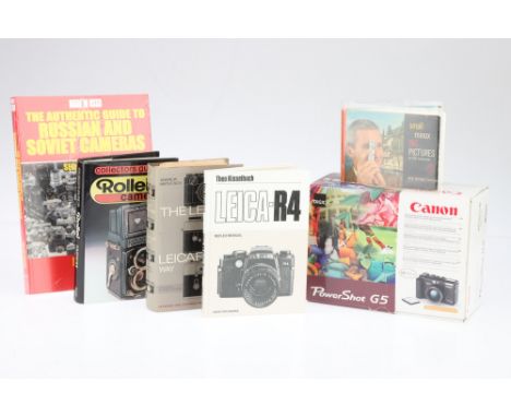 A Small Selection of Classic Camera Books comprising The Authentic Guide to Russian and Soviet Cameras (Jean Loup Princelle, 