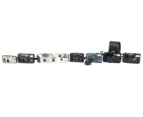 A Selection of 35mm &amp; APS Compact Cameras, to include a Miranda Solo Twin, body G-VG, shutter working, flash warning lamp