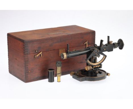 A WWI Artillary Director English, c.1918, engraved DIRECTOR No5 MKI, E R WATTS &amp; CO 1918 No.4799' and engraved with the m