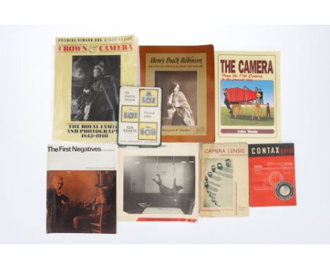 A Selection of Photographic History Books comprising Crown &amp; Camera. The Royal Family and Photography 1842-1910 (large fo