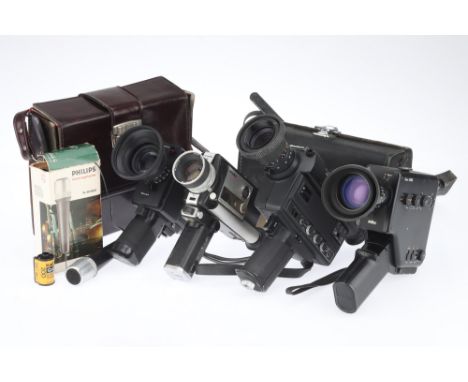 A Mixed Selection of Super 8 Motion Picture Cameras, to include a Nizo 3056, a Minolta Autopak-8 D4, a Bolex 660, &amp; a San