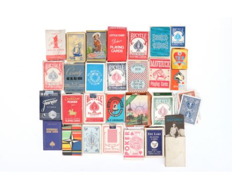 A Mixed Selection of Playing Cards From the Estate of a Magician, various packs, some trick packs, from a range of manufactur