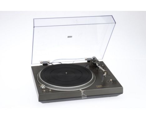 A Technics SL-1510 Record Player, in G condition, with US plug, cartridge still present,
