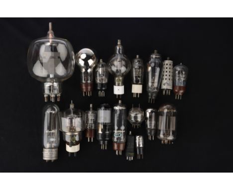 Collection of 16 Early Military &amp; Radar Valves collection of rectifiers, electron tubes and valves, many with military ar
