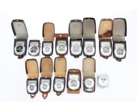 A Good Selection of Camera Light Meters, mainly Gossen Lunasix 3 and Sixtar meters and most in maker's cases, all untested (a