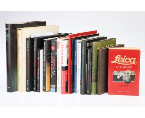 A Collection of Leica and Rollei Books titles include Leica Collectors Guide (Dennis Laney, 1992), Leica R-Series Cameras (2 