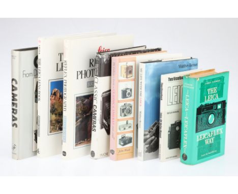 A Selection of Leica and Classic Camera Collector Books comprising The Leica Lens Book (Brian Bower, 1998), Leica Reflex Phot