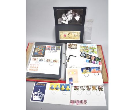 A Ring Binder Containing 72 First Day Covers, Various Subjects 