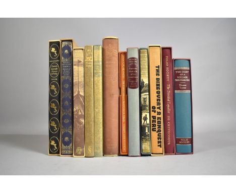 Folio Society Book sto include The Discovery and Conquest of Peru, Domestic Manners of The Americans, Travels Through France 