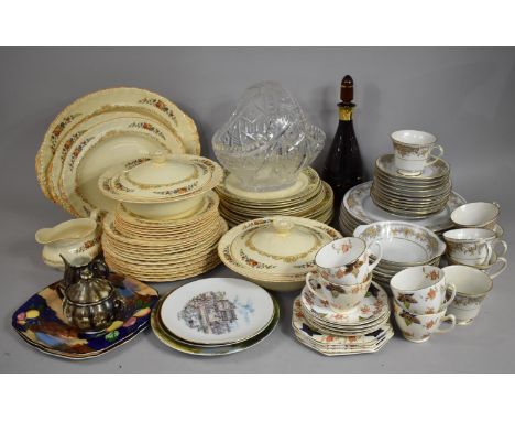 A Large Collection of Various Ceramics to comprise Noritake Dinner and Tea Set, Brindley Dinner Service, Cut Glass Baskets Et