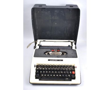 A Vintage Silver-Reed 500 Manual Portable Typewriter 