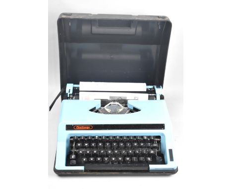 A Vintage Challenge Portable Manual Typewriter 