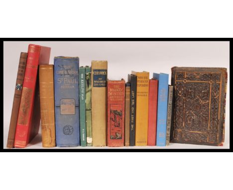 A collection of vintage books to include Chiswick, With The Persian Expedition, The First and the Last, St Paul, etc. 31cm hi