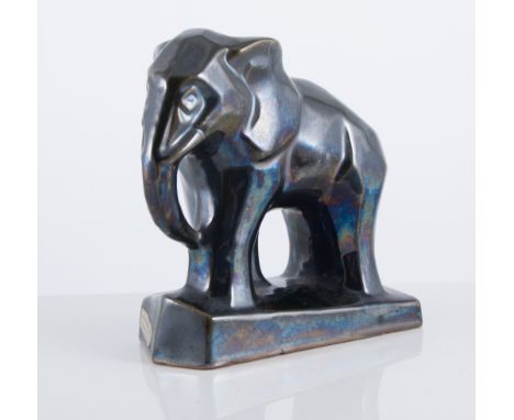 Black golden jade elephant.