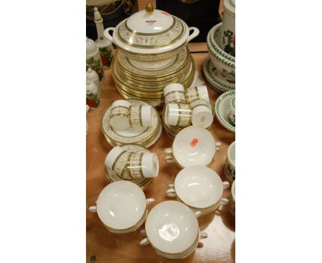 A Mintons part tea and dinner service in the Aragon pattern