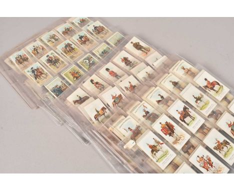 Eighteenth/ Nineteenth Century Military Themed Wills Overseas Cigarette Card Sets (8), all stored in plastic sleeves, Drum Ho