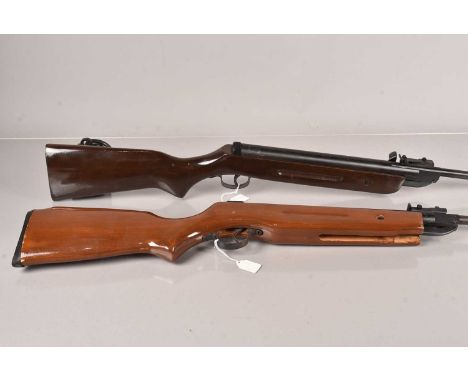 A West Lake .22 Break Barrel Air Rifle, together with a possibly SMK .77 Break Barrel, unknown serial numbers, both with issu