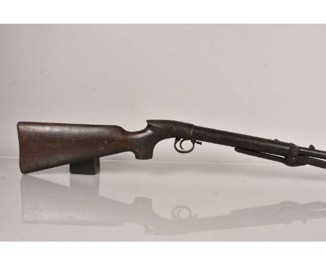 A Vintage Lincoln Jefferies Under Lever Air Rifle, contains good spring, the firing mechanism is not working and needs attent