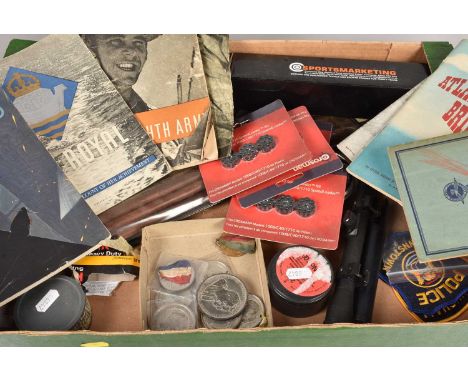 A selection of Air Weapon accessories, to include a 4x20 Scope, a Moderator, .22 pellets, Bislei cleaning rods, a SMK 4x28 sc