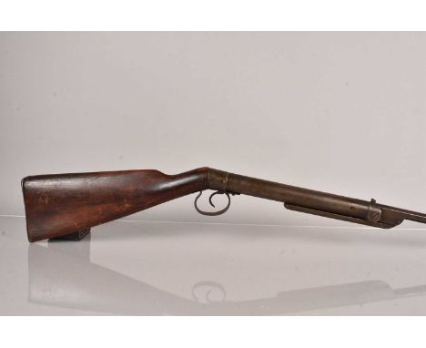 A German Militia Pre-War Air Rifle,  serial 10578, with button release, break barrel mechanism, 18+ TO PURCHASE, FACE TO FACE