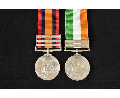 Boer War, Queen's and King's South Africa medals, awarded to 8474 Private R Mears, Coldstream Guards, the Queen's South Afric
