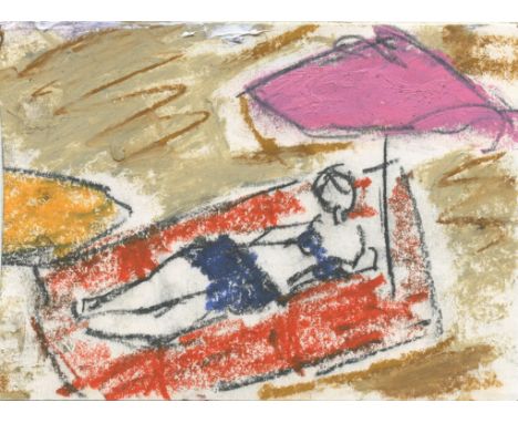 
	
		John Emanuel
		Porthmeo Beach I, 2020
		Oil Crayon on Paper
		Signed verso
		10 x 15cm (3¾ x 5¾ in.)
		&nbsp;
		Although