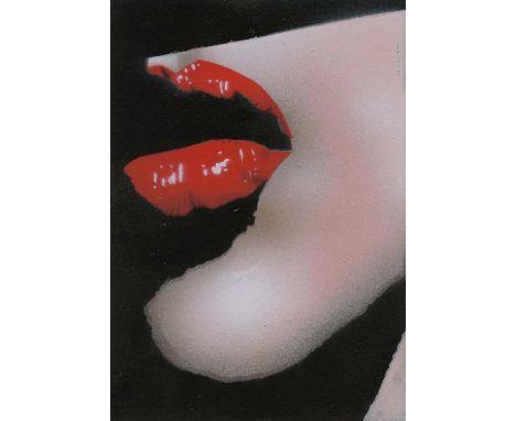 
	
		Brendan Neiland
		Lips, 2020
		Acrylic on Paper
		Signed verso 
		15 x 10cm (5¾ x 3¾ in.)
		Brendan Neiland (born 23 Oct