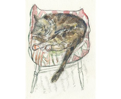 
	
		Richard Bawden
		Jessie at Home, 2020
		Pen and Watercolour on Paper
		Signed verso
		15 x 10cm (5¾ x 3¾ in.)
		Richard 