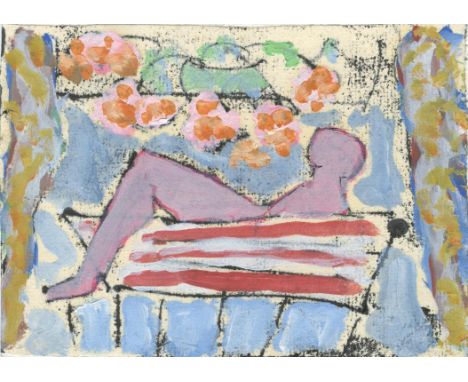 
	
		John Emanuel
		Interior I, 2020
		Oil Crayon on Paper
		Signed verso
		10 x 15cm (3¾ x 5¾ in.)
		Although John Emanuel h