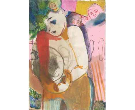 
	
		Joana Galego
		Leaving with the Baby, 2020
		Mixed Media and Collage on Paper
		Signed verso
		15 x 10cm (5¾ x 3¾ in.)
	