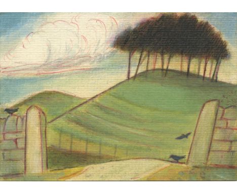 
	
		Gordon Close
		Beacon Hill, 2020
		Mixed Media on Paper
		Signed verso
		10 x 15cm (3¾ x 5¾ in.)
		Gordon Close trained 