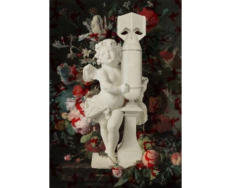 Magnus Gjoen Amor Vincit Omnia (Cupid) Gouache on Paper Signed verso 15 x 10cm (5¾ x 3¾ in.)
Magnus Gjoen's works examines ho