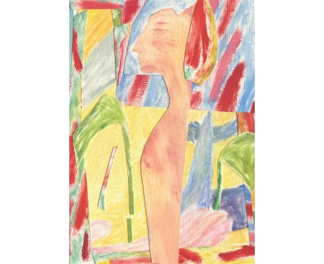 
	
		Joe Bloom
		Solo Goer, 2020
		Oil Paint on Paper, Collaged on Paper
		Signed verso
		15 x 10cm (5¾ x 3¾ in.)
		Joe Bloom