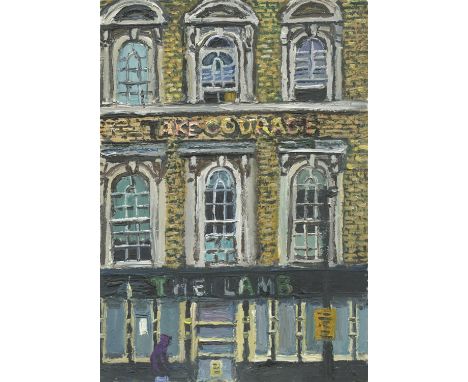 
	
		Melissa Scott-Miller
		Take Courage, 2020
		Oil on Paper
		Signed verso
		15 x 10cm (5¾ x 3¾ in.)
		
		I paint mainly vi