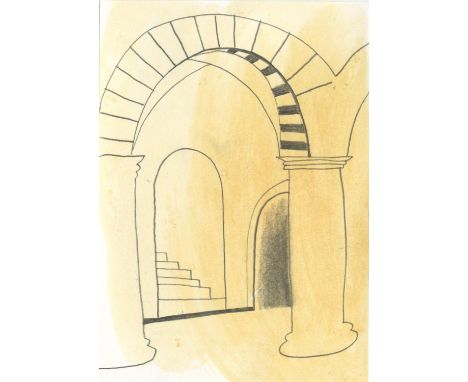 
	
		Jonathan Christie
		Pienza Piazza II, 2020
		Watercolour and Graphite on Paper
		Signed verso
		15 x 10cm (5¾ x 3¾ in.)
