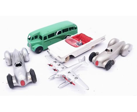 Dinky, an unboxed French &amp; English Dinky diecast group to include French Dinky No.61 Ford Thunderbird and others. Conditi